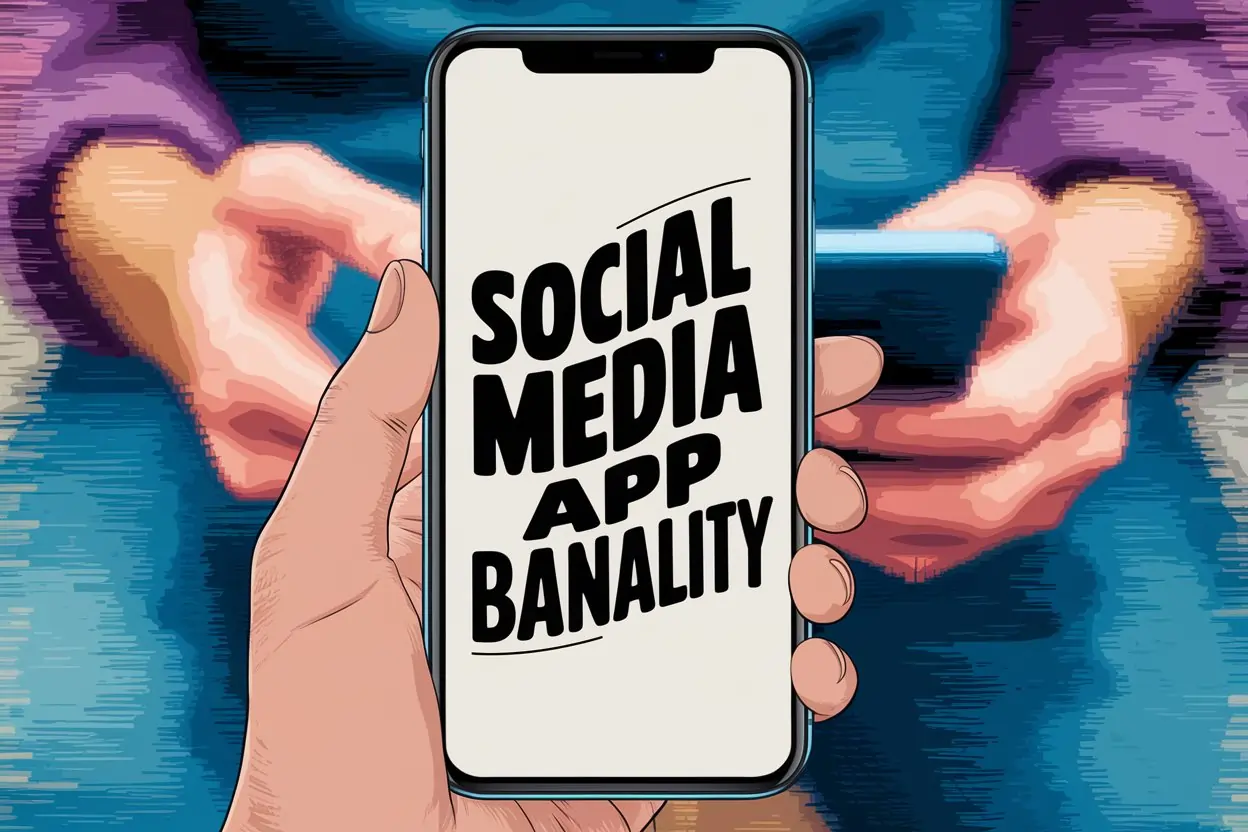 social media app banality